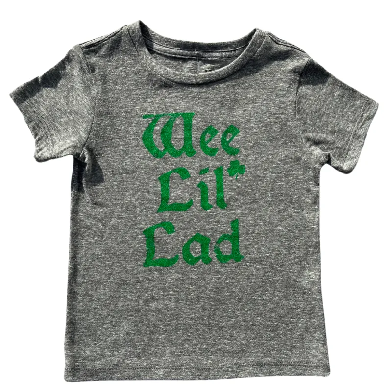 SILAS - Wee Lil' Lad Tee in Heather Grey