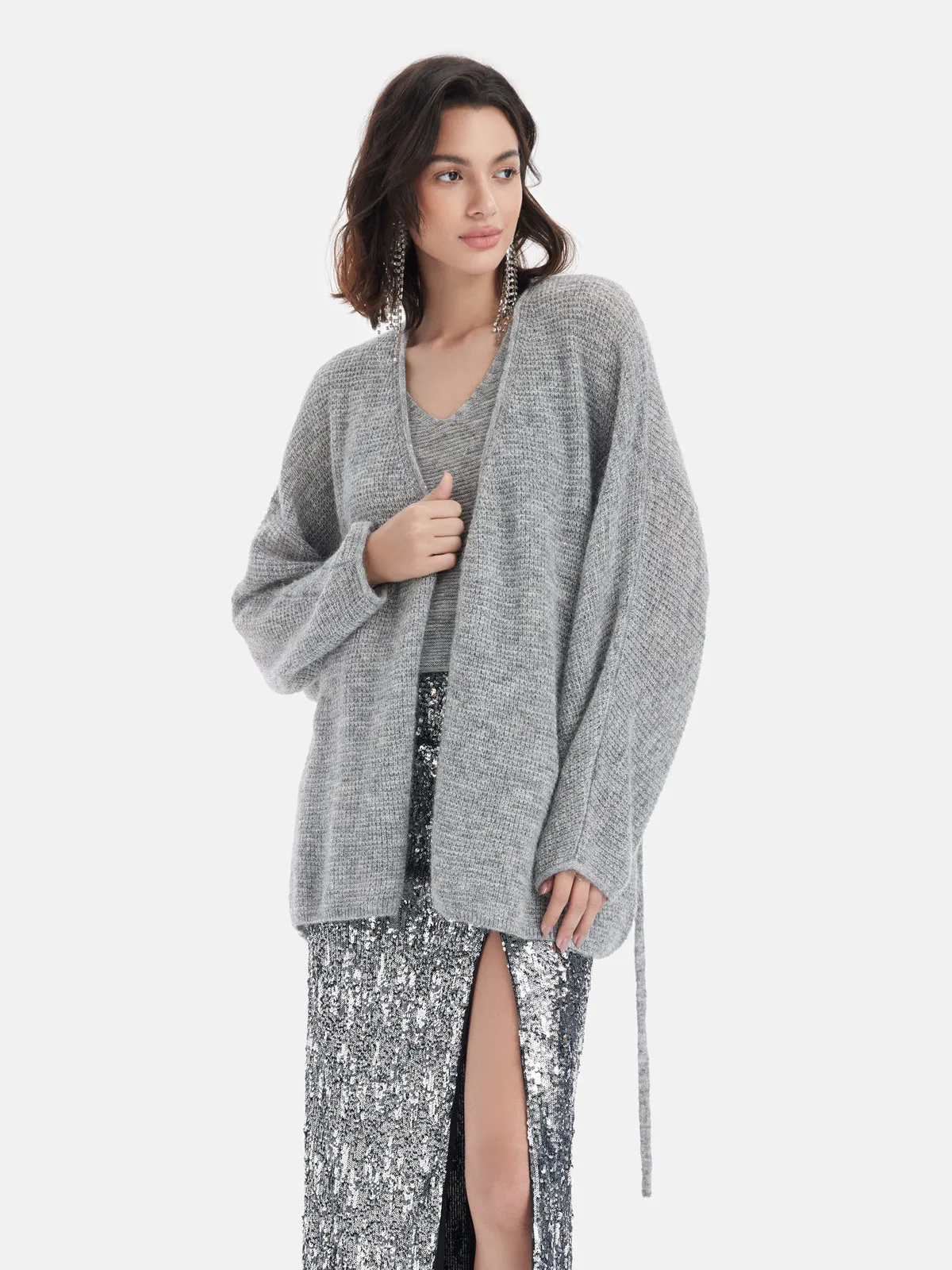 Silver Thread Relaxed Knit Set