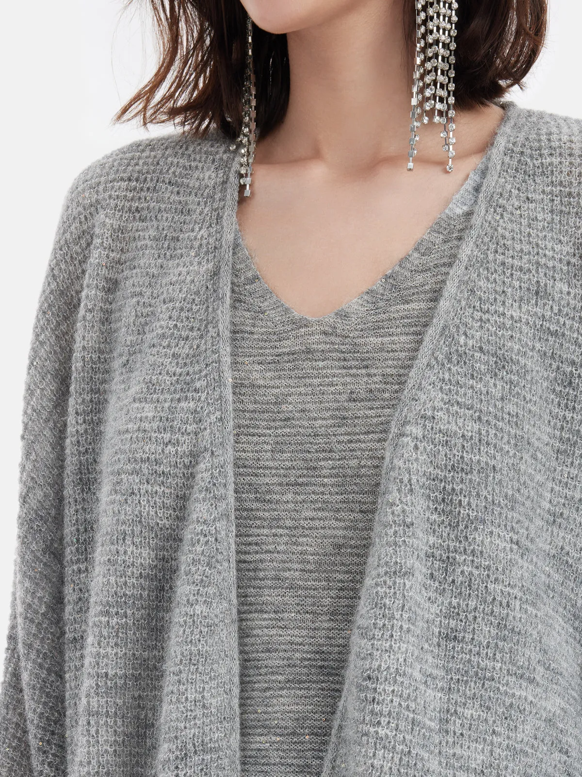 Silver Thread Relaxed Knit Set