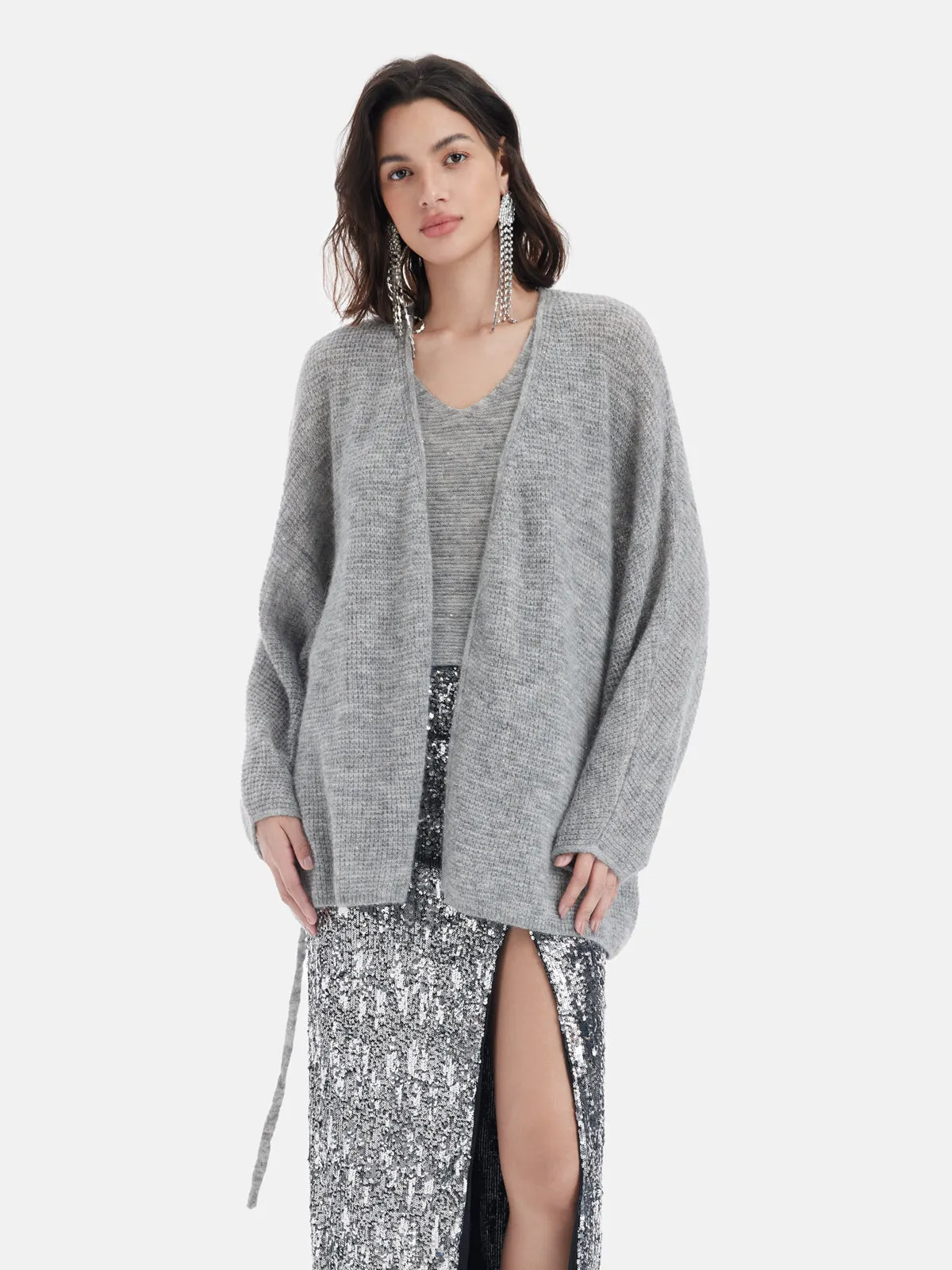 Silver Thread Relaxed Knit Set
