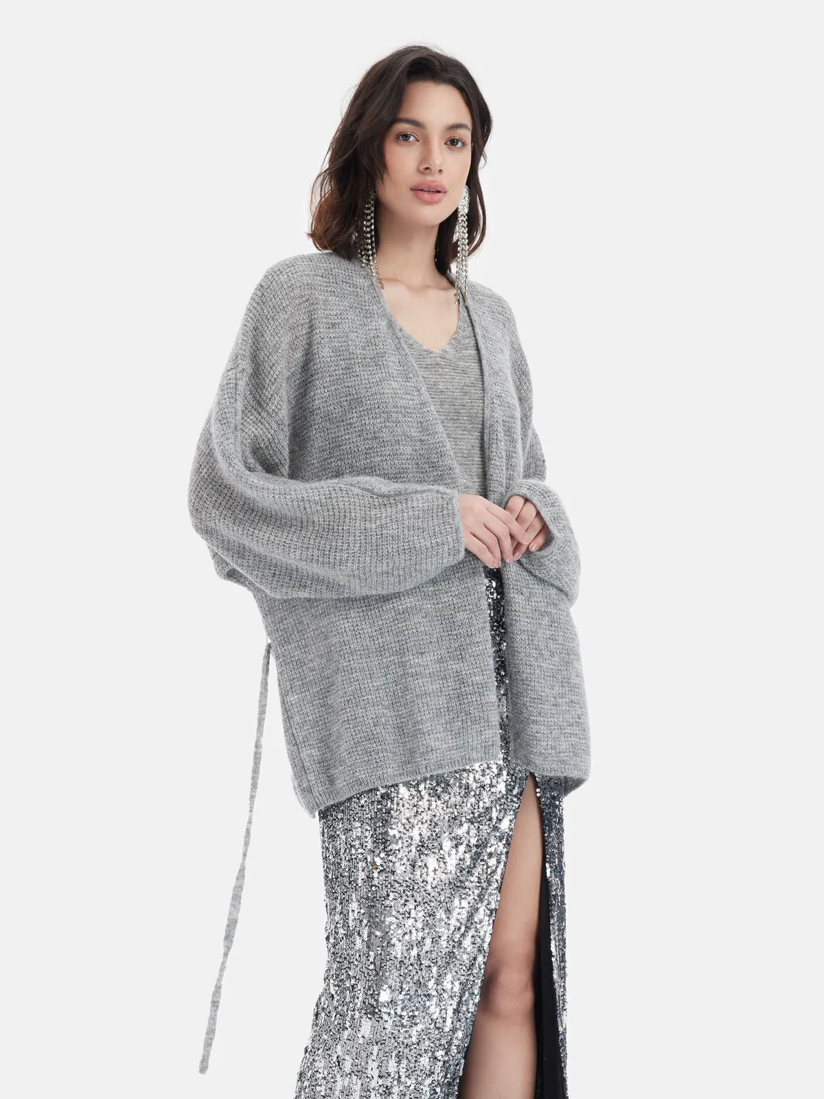 Silver Thread Relaxed Knit Set