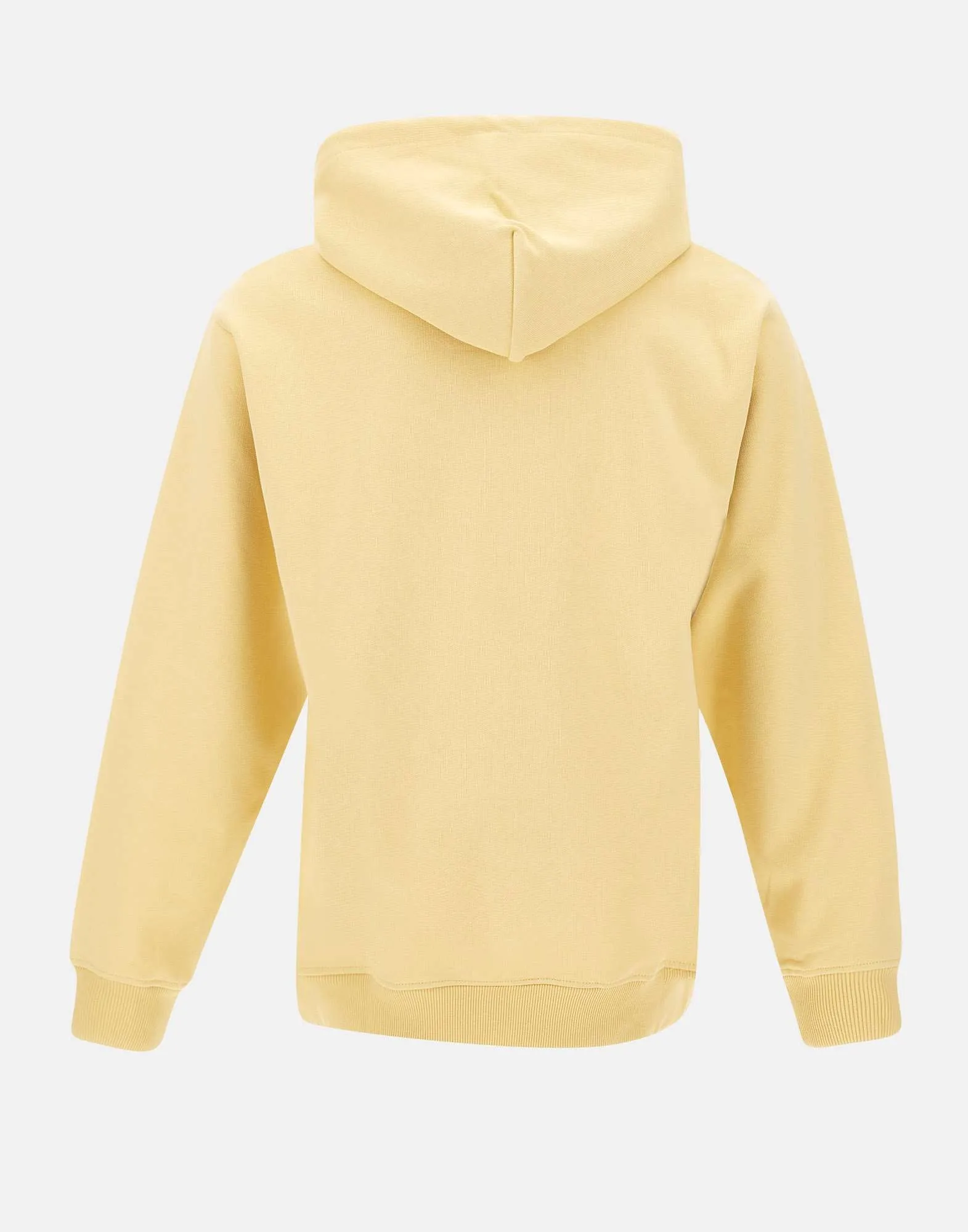 Slogan Classique Cotton Sweatshirt in Yellow