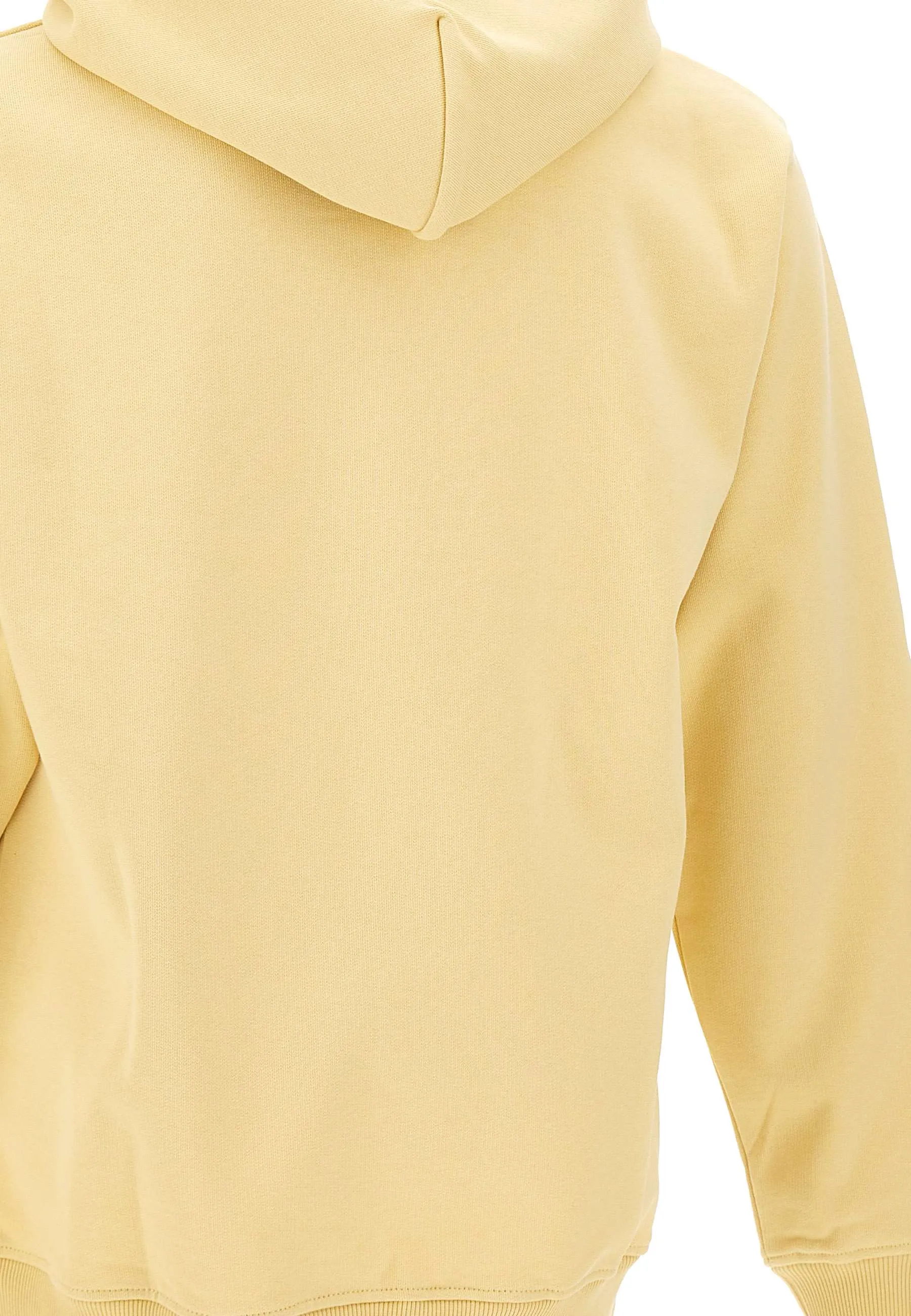 Slogan Classique Cotton Sweatshirt in Yellow