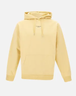 Slogan Classique Cotton Sweatshirt in Yellow