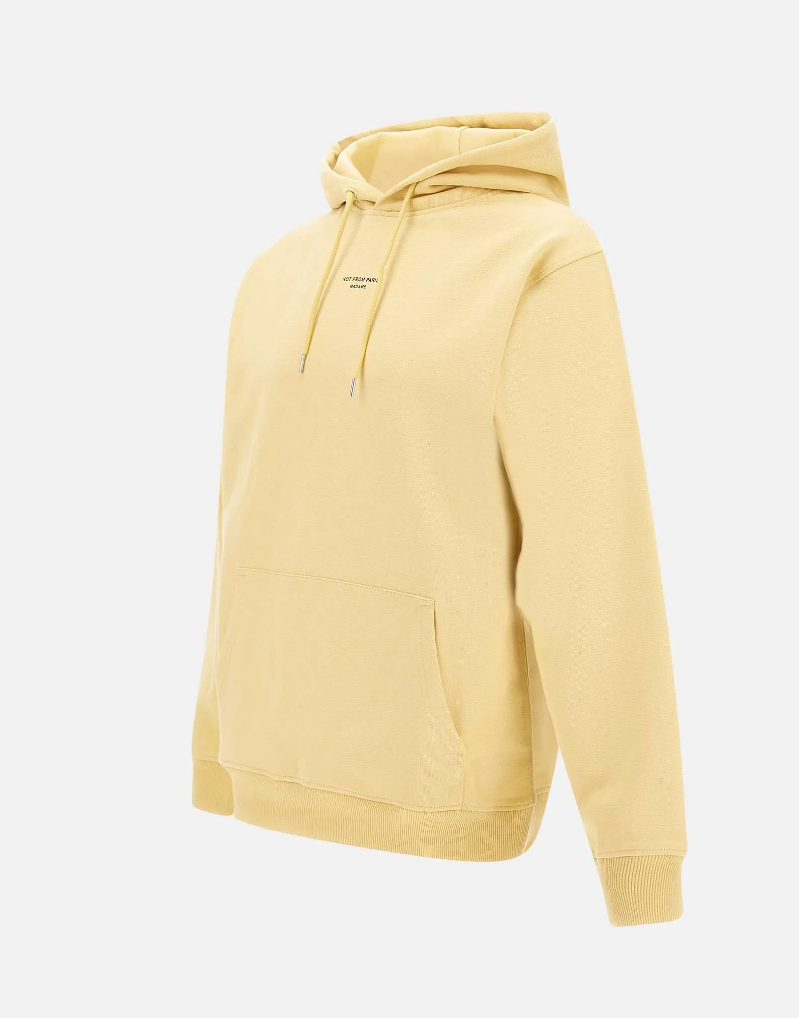 Slogan Classique Cotton Sweatshirt in Yellow
