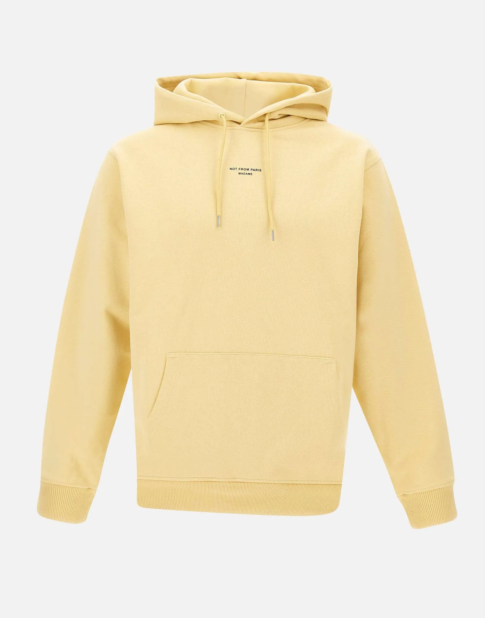 Slogan Classique Cotton Sweatshirt in Yellow