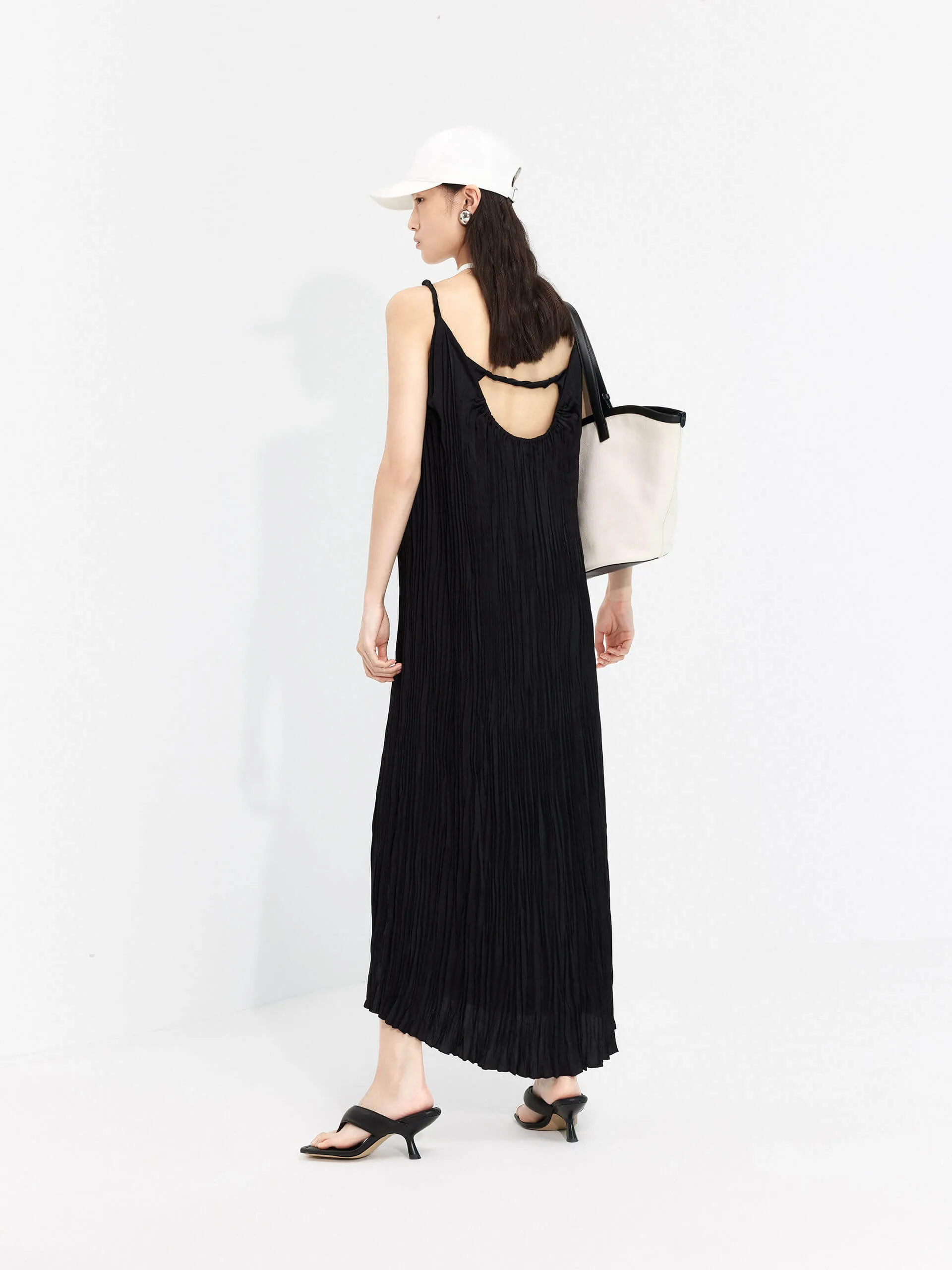 Structured Twist Cami Dress Set