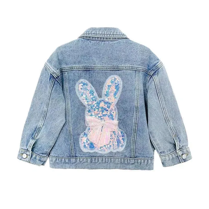 Stylish Girls Denim Jacket for Fashionable Kids Aged 2-10 Years