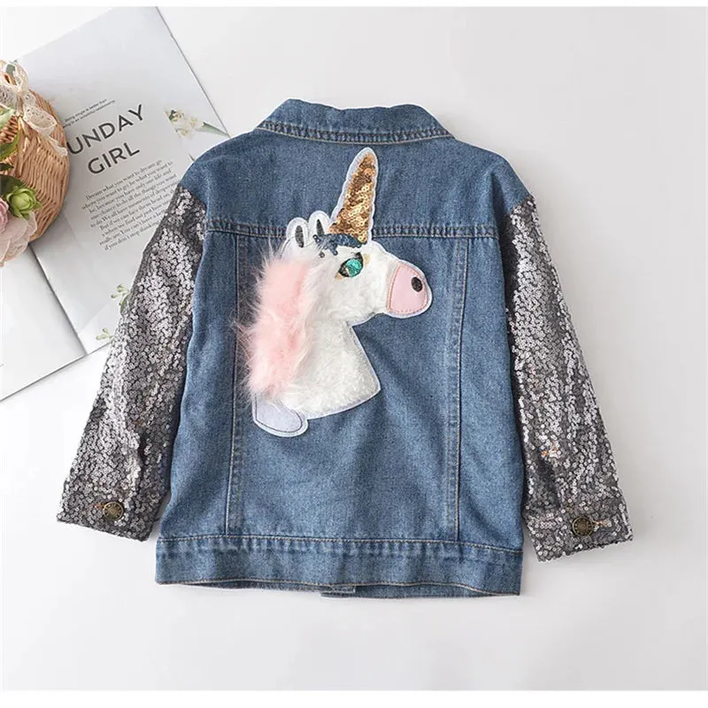 Stylish Girls Denim Jacket for Fashionable Kids Aged 2-10 Years