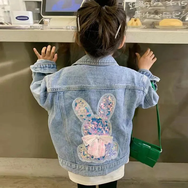 Stylish Girls Denim Jacket for Fashionable Kids Aged 2-10 Years