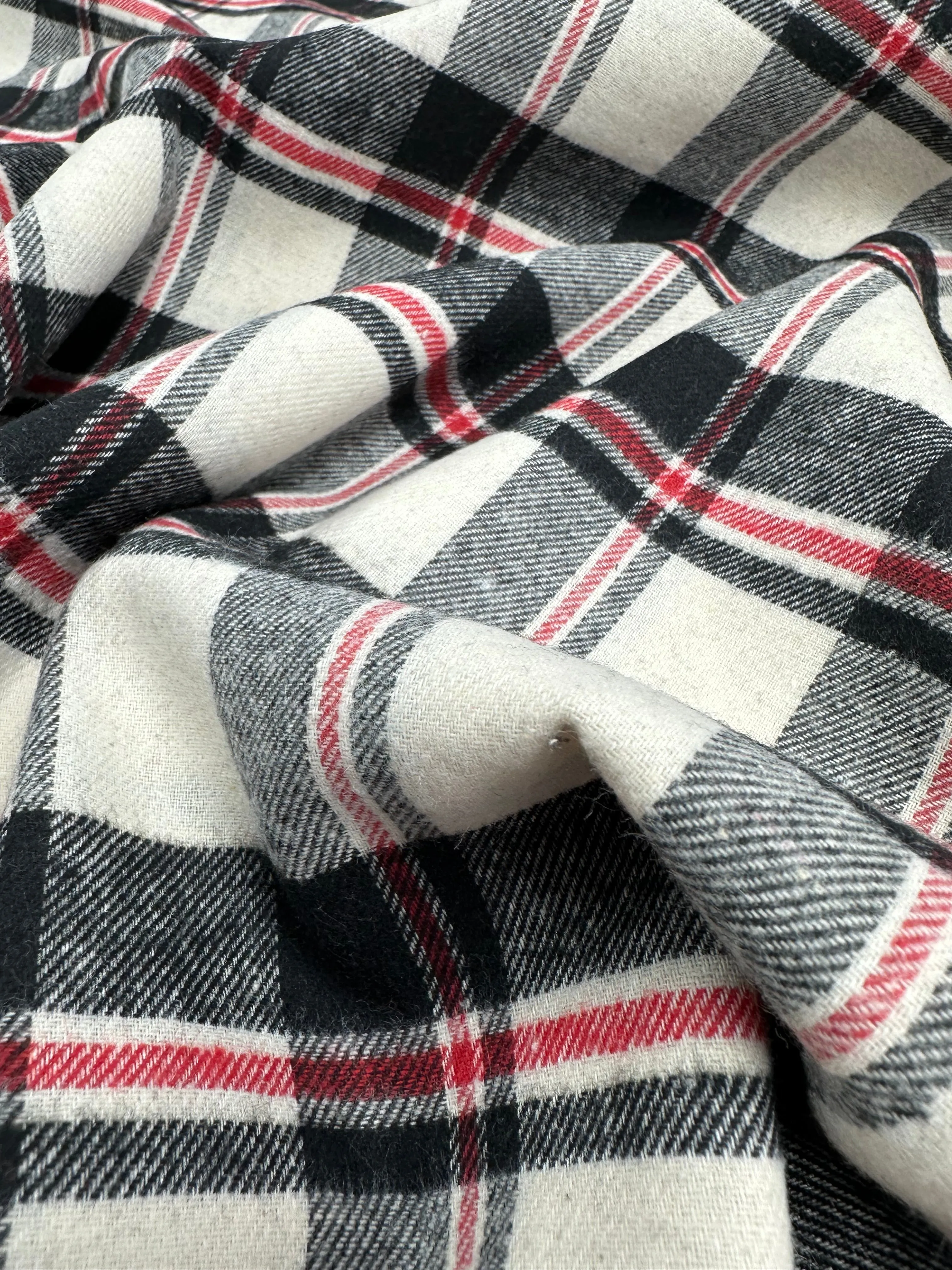 Suiting - Black Watch Plaid  - 147cm