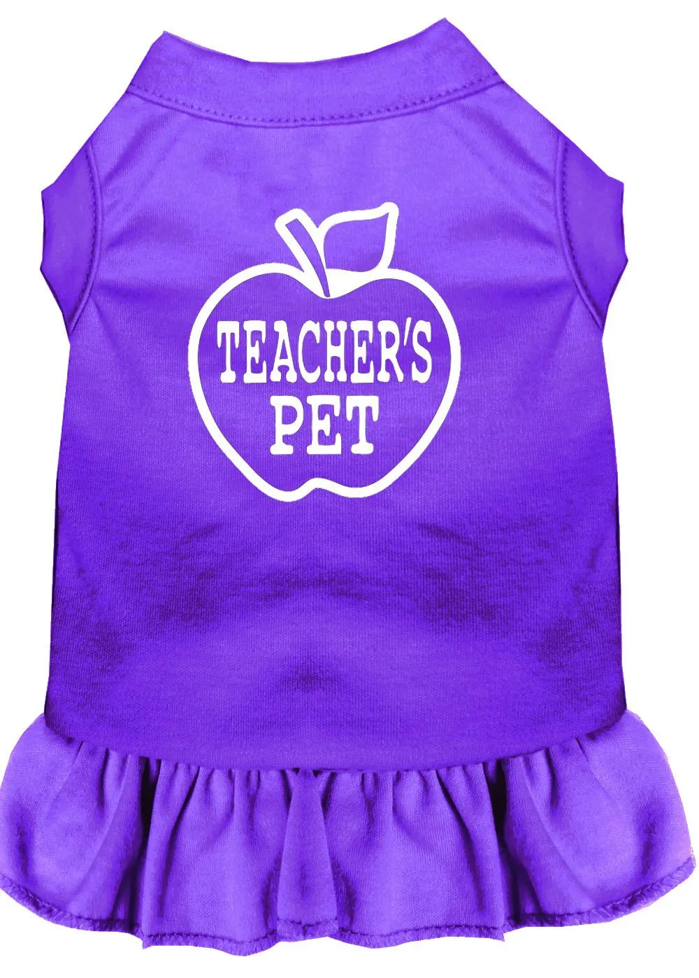 Teachers Pet Screen Print Dress Purple Xxl (18)