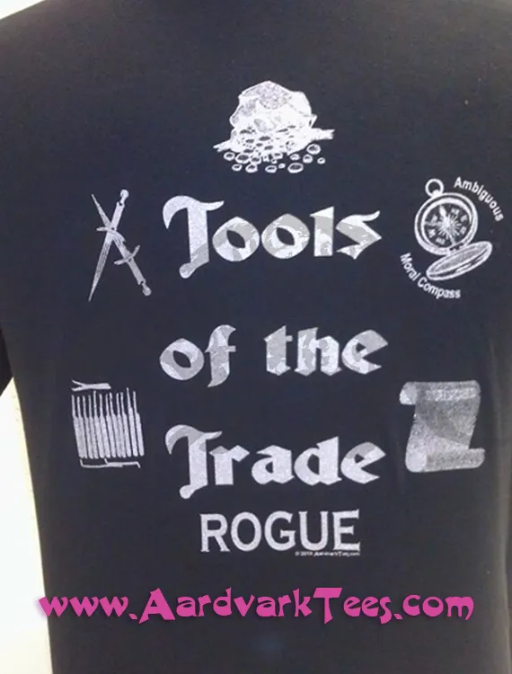 Tools of the Trade - Rogue - Tabletop RPG Fan Tee
