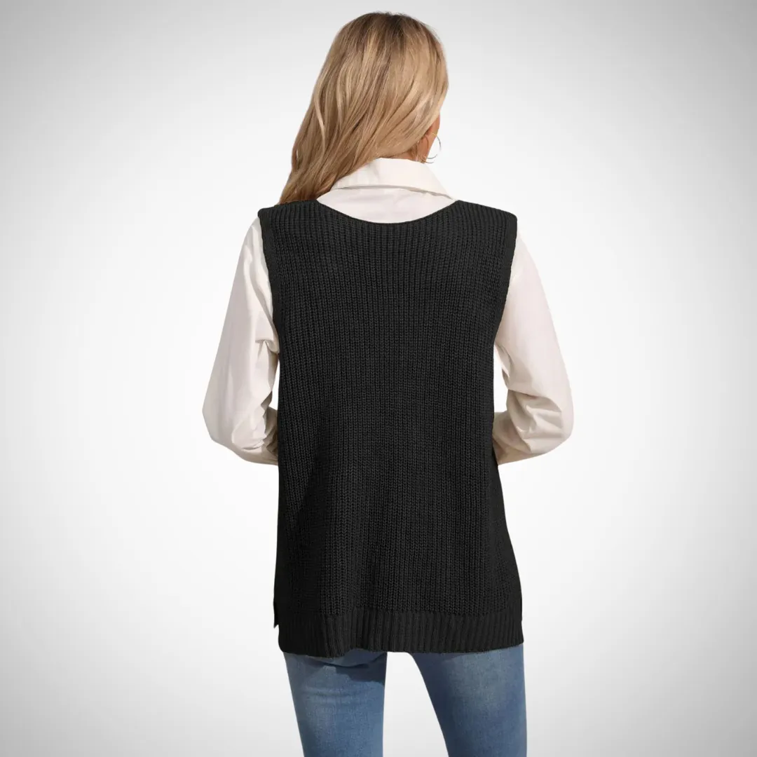Trixie V-Neck Sweater Vest