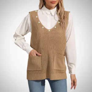 Trixie V-Neck Sweater Vest