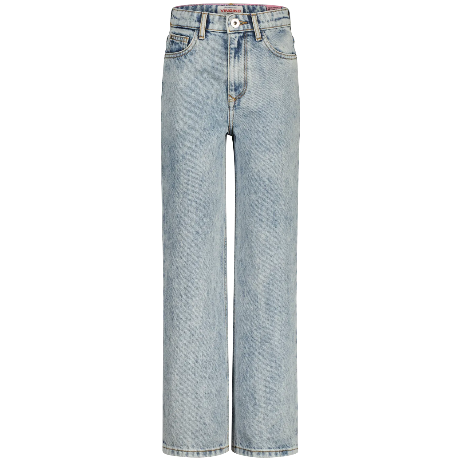 VINGINO - Girls - Cato Jeans Heart - Wide Leg