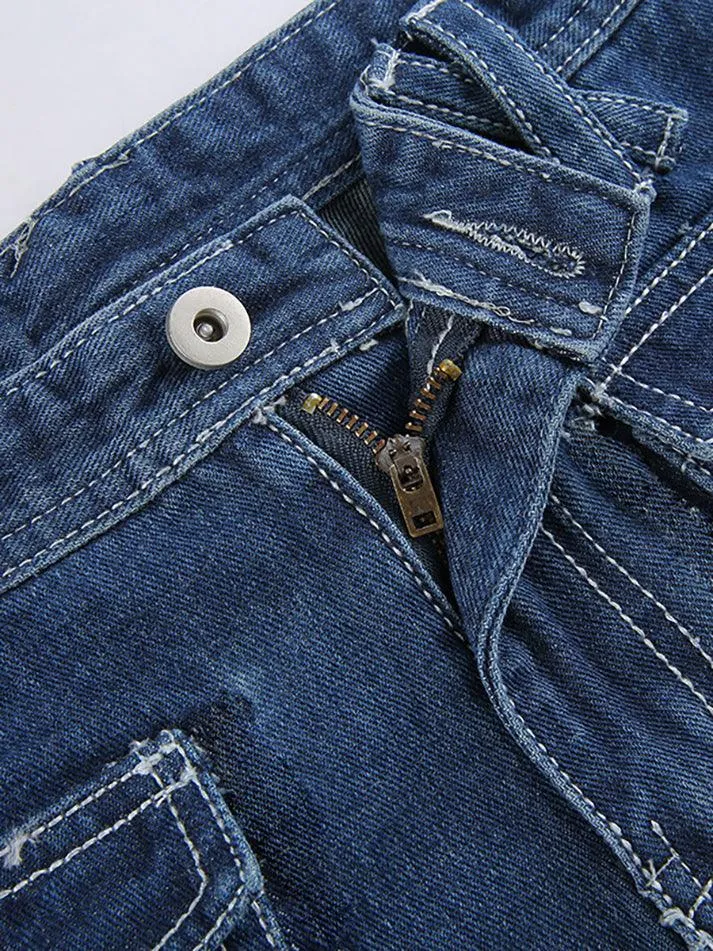 Vintage Low Waist Cargo Jeans