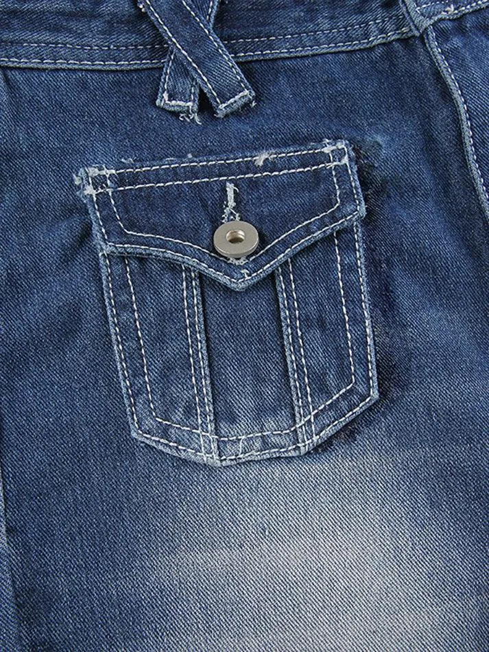 Vintage Low Waist Cargo Jeans