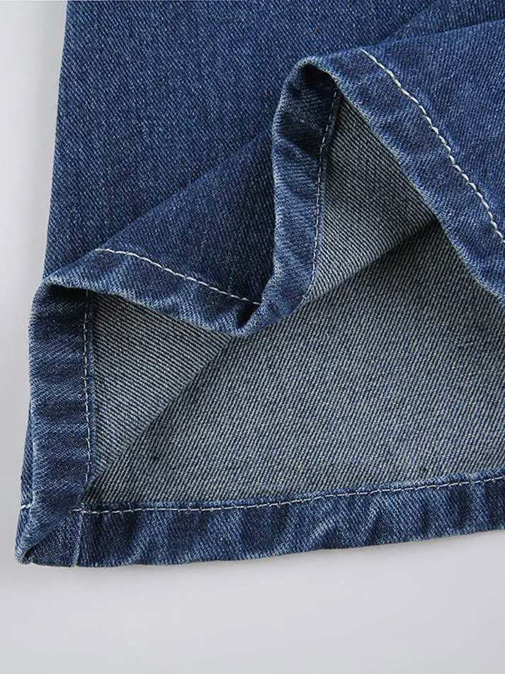 Vintage Low Waist Cargo Jeans
