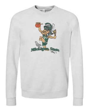 Vintage Michigan State Crewneck with Dunking Gruff