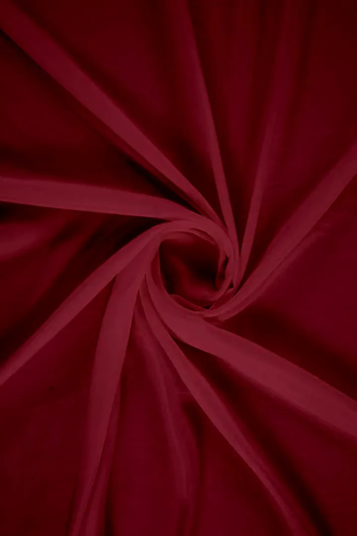 White Plain Dyeable Natural Viscose Royal Crepe Fabric