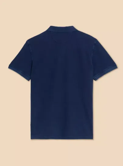 WHITE STUFF<BR>
Utility Polo<BR>
Deep Blue/ Washed Black<BR>