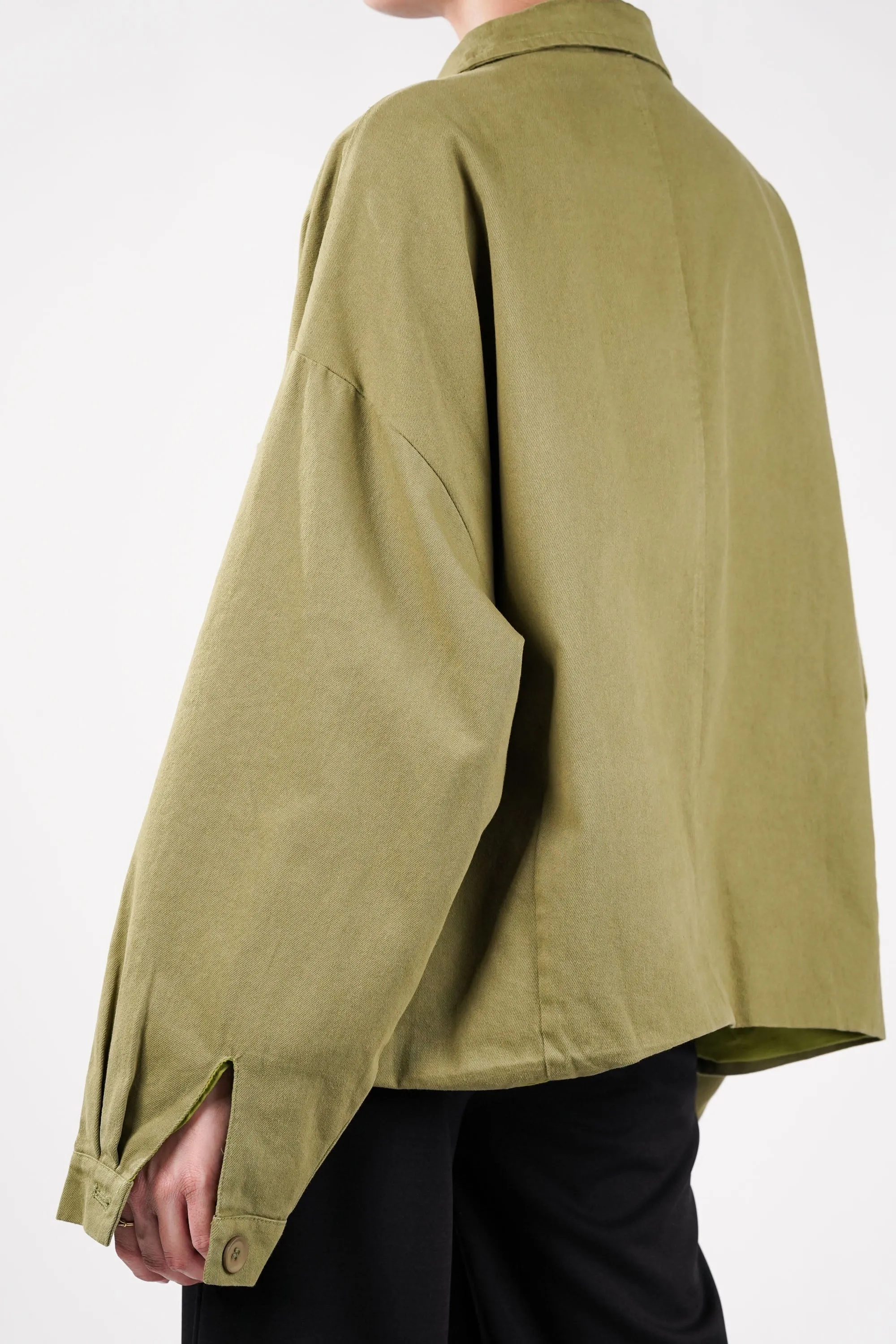 Willow Green Oversized Jacket