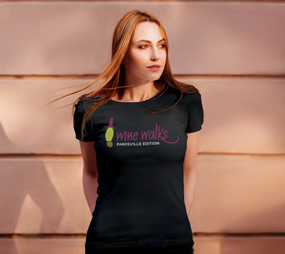 Wine Walks - Parksville Edition - Women's T-Shirt