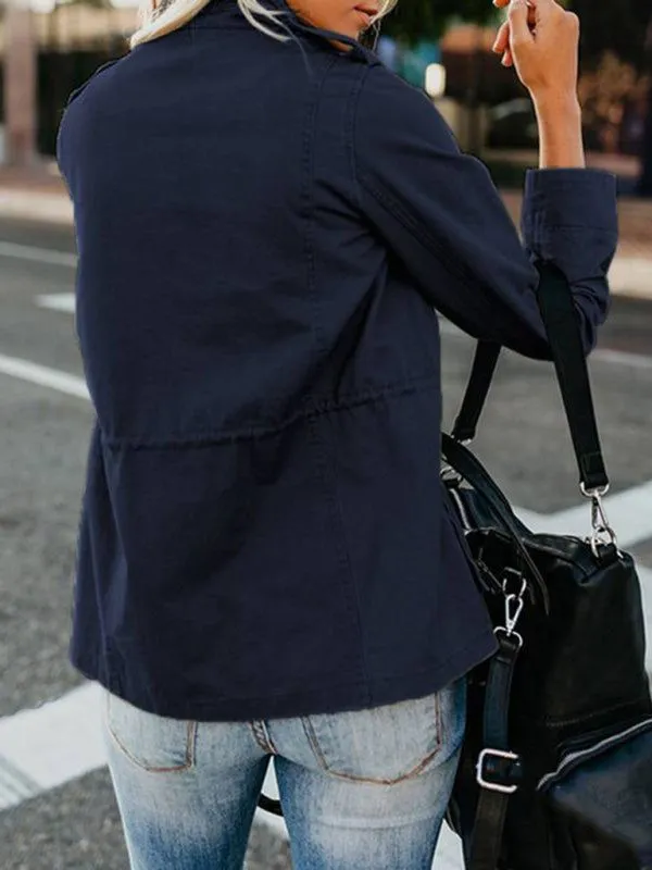 Women’s Multi-Pocket Long Sleeve Cargo Jacket