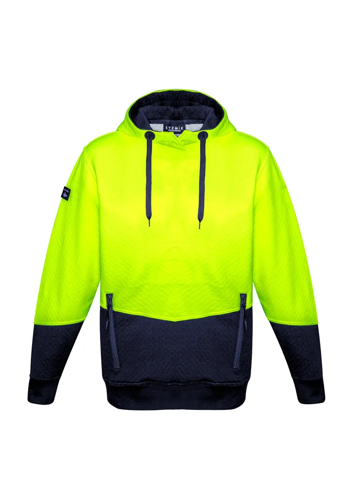 ZT477 - Syzmik - Unisex Hi Vis Textured Jacquard Hoodie